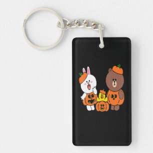 Cute Brown Beer Cony Bunny Rabbit Duck Pumpkin Sleutelhanger
