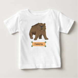 Cute Brown Beer Cub met naam