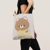 Cute Brown Beer Tote Bag (Dichtbij)