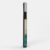 Cute brown Bunny met bloemen op iphone5 hoesje (Achterkant/rechts)