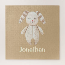 Cute Brown Bunny met naam