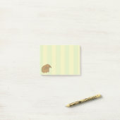 Cute Brown Bunny Post-it® Notes (Op bureau)