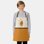 Cute brown cat schort (Gedragen)