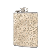 Cute brown Cheetah Leopard Skin Print Patroon Heupfles (Links)