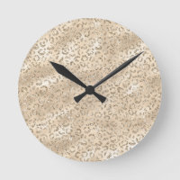 Cute brown Cheetah Leopard Skin Print Patroon