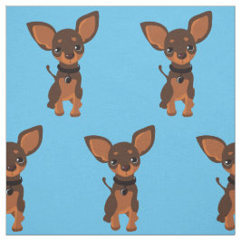 Cute Brown Chihuahua Puppy Dog Stof