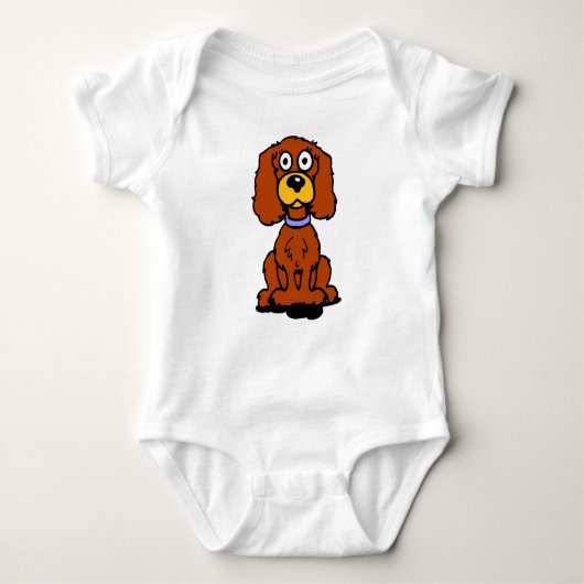 Cute Brown Dog T-Shirt (Voorkant)