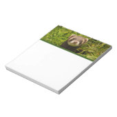 Cute Brown Ferret in de Grass Notitieblok (Linkerzijde)