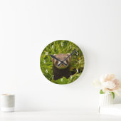 Cute Brown Ferret in de Grass Ronde Klok (Huis)