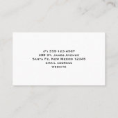 Cute Brown Ferret in de Grass Visitekaartje (Achterkant)