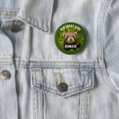 Cute Brown Ferret in het Grass Birthday Girl Ronde Button 5,7 Cm (In situ)