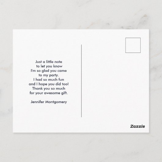 Cute Brown Ferret in the Grass Dank u Briefkaart (Achterkant)