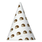 Cute Brown Hedegel Feesthoedjes (Rechts)