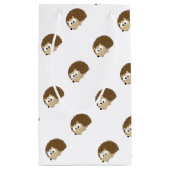 Cute Brown Hedegel Klein Cadeauzakje (Achterkant)