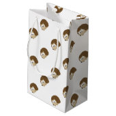 Cute Brown Hedegel Klein Cadeauzakje (Achterkant Gekanteld)