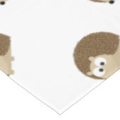 Cute Brown Hedegel Tafelkleed (Gekanteld)