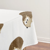 Cute Brown Hedegel Tafelkleed (Voorbeeld)