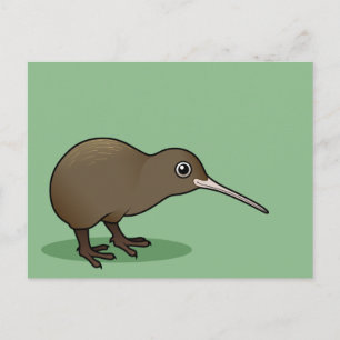 Cute Brown Kiwi uit Nieuw-Zeeland Briefkaart