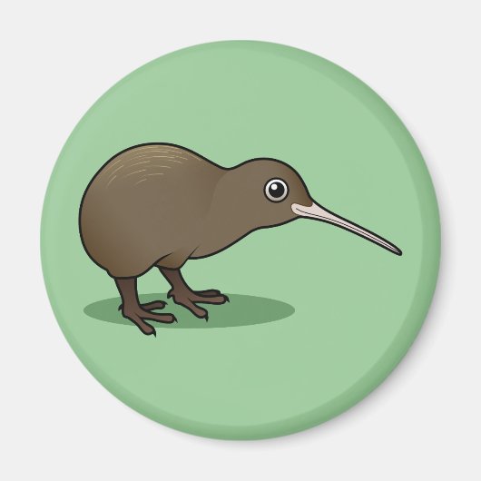Cute Brown Kiwi uit Nieuw-Zeeland Magneet (Voorkant)