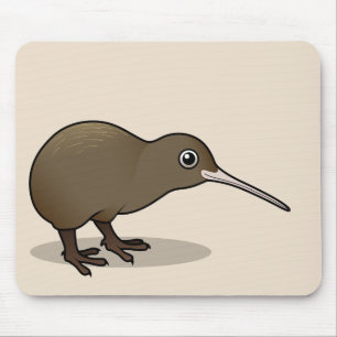 Cute Brown Kiwi uit Nieuw-Zeeland Muismat