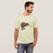 Cute Brown Kiwi uit Nieuw-Zeeland T-shirt (Voorkant volledig)