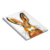 Cute brown konijnenkonijn notitieboek (Rechterzijde)