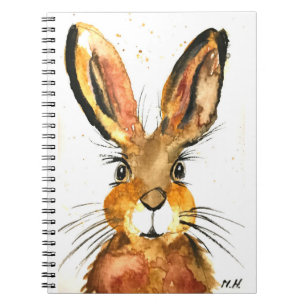Cute brown konijnenkonijn notitieboek