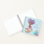 Cute Brown Mermaid Notitieboek (Binnen)