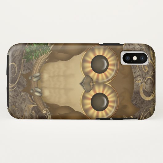 Cute Brown Owl Case-Mate iPhone Case (Achterkant (horizontaal))