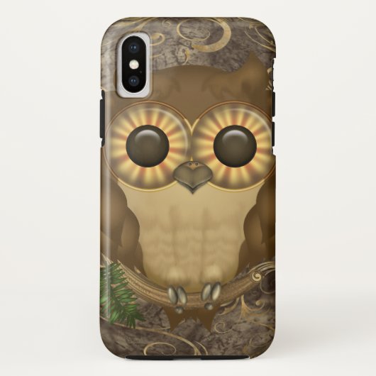 Cute Brown Owl Case-Mate iPhone Case (Achterkant)