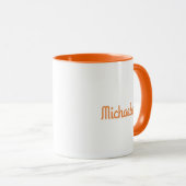 Cute Brown Owl Personalized Mok (Voorkant rechts)