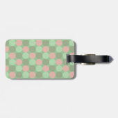 Cute Brown Owl w/roze Bow Bagagelabel (Achterkant horizontaal)