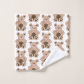 Cute Brown Plush Speelgoed Teddy Bear Stuffed Anim Bad Handdoek (Wasdoekje)
