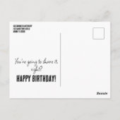 Cute Brown Puppy Photo Special Occasion Sjabloon Briefkaart (Achterkant)