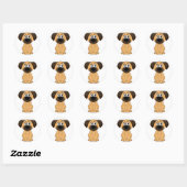 Cute Brown Puppy - Sticker (Vel)