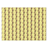 Cute brown rat duikt op cartoon tafelkleed (Voorkant (Horizontaal))