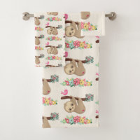 Cute Brown-sleuf onderaan patroon