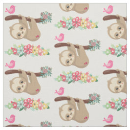 Cute Brown-sleuf onderaan patroon Stof