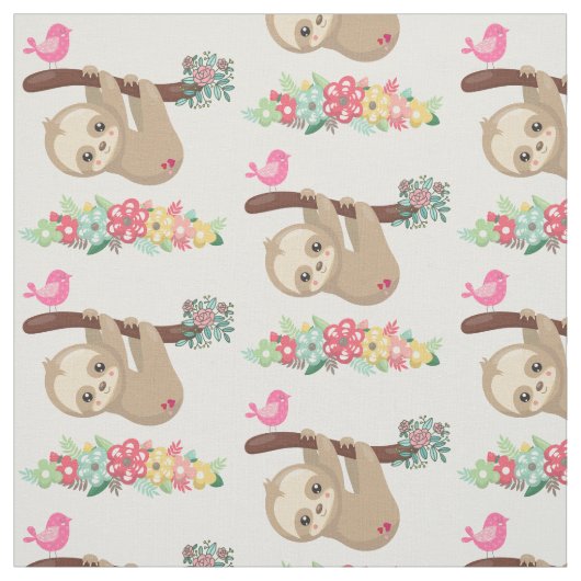 Cute Brown-sleuf onderaan patroon Stof (Swatch)