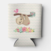 Cute Brown-sleuf ondersteboven Blikjeskoeler (Voorkant)