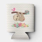 Cute Brown-sleuf ondersteboven Blikjeskoeler (Achterkant)