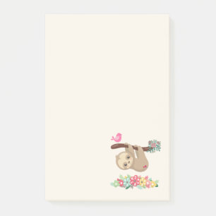 Cute Brown-sleuf ondersteboven Post-it® Notes