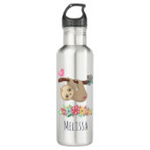 Cute Brown-sleuf ondersteboven Waterfles (Voorkant)