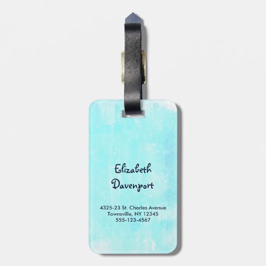 Cute Brown Sloth, Meditating on a Cloud Bagagelabel (Achterkant verticaal)