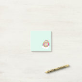 Cute Brown Sloth, Meditating on a Cloud Post-it® Notes (Op bureau)