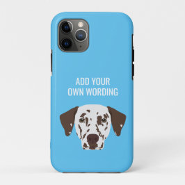 Cute Brown-Spotted Dalmatian Case-Mate iPhone Case