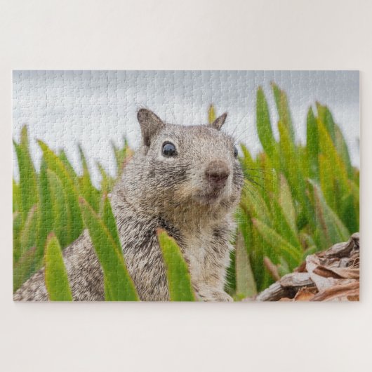 Cute brown squirrel legpuzzel (Horizontaal)