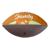 Cute brown squirrel patroon american football (Gedraaid 270)