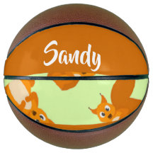 Cute brown squirrel patroon