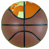Cute brown squirrel patroon basketbal (Rechts)